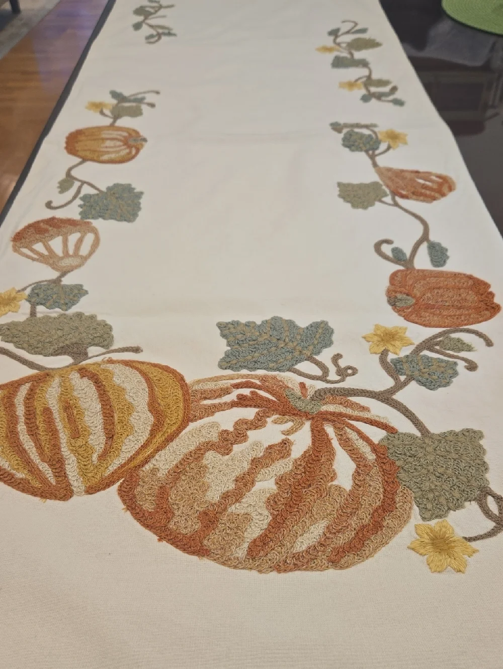 Pottery Barn Thanksgiving Table Runner 18x108inches